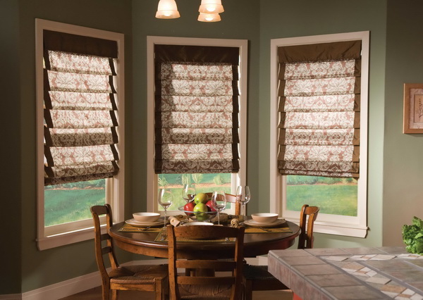 Looped Roman Shades 